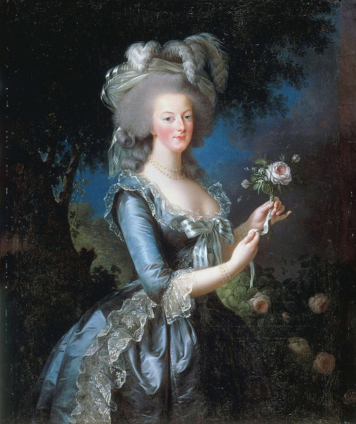 Portrait of Marie Antoinette, 1783, by Louise Élisabeth Vigée Le Brun.