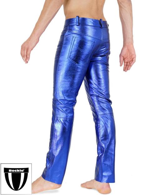 Bockle® Blue Shine Lederhose Leather Pants Trousers @leather BO