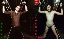 milk-me-hard:  Evolution of a pussyboy: from a cocky smirking dick playing fag to a respectful collared sub! It’s all Sir’s doing!