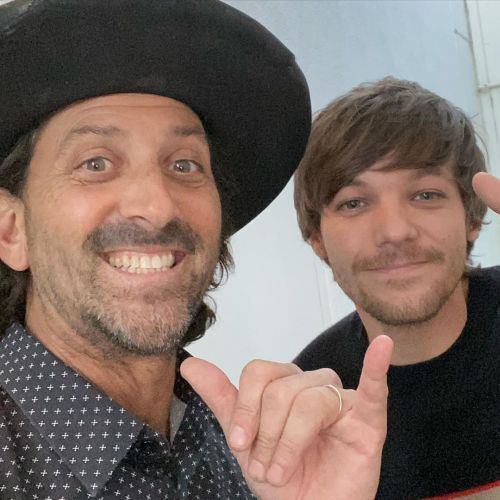 themensgroomer: Gotta Work last night w/ the talented #louistomlinson on #thelatelateshow