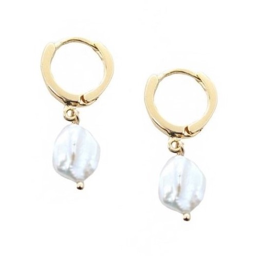 septmbergirl:Earrings wishlist moodboard: gold and freshwater pearl 