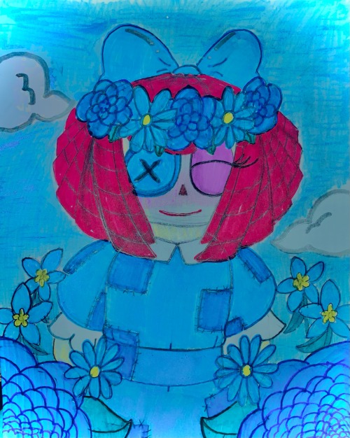 Flowery Little Rag Dolly