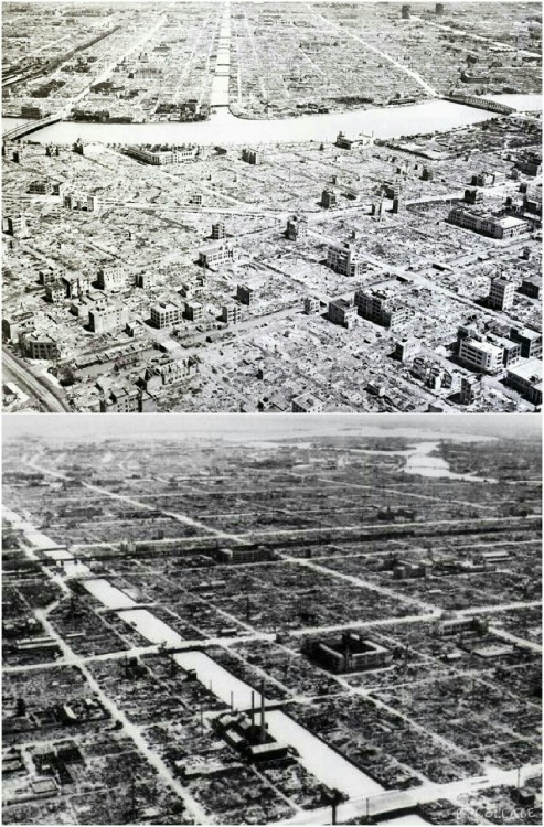 mavitpzv:
“ -THE TOKYO FIRE RAIDS- March 9-10, 1945 -東京 大 空襲-
On March 9-10, 1945, over 300 B-29 Bombers Attacked Tokyo, focusing on Asakusa. A successful incendiary raid required ideal weather That included significant dry air and wind. Weather...