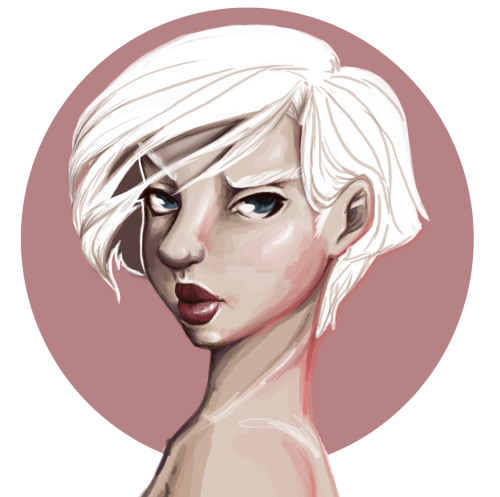 So she was supposed to have blue eyes, MORE WIP!  Not that big a differens yet tho but still!