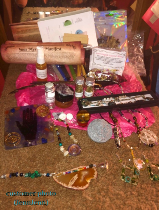 Customer Photo of my handmade & intuitively chosen mystery box selections 25+ Blessed box blursedbaubles.etsy.com