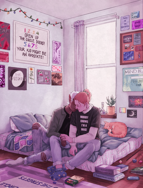 My Piece For The Anders Charity Zine! So Many More Background Details Than Im Used To Doing But It Was