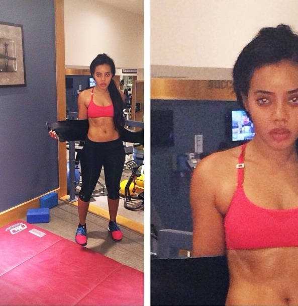 angela-iam:  Today’s workout!! 