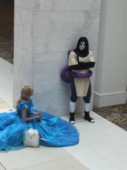 mephalaservant:  honeybeejee:  If anyone ever asks me what anime conventions are like I’m going to just show them this picture  #I CAN’T BELIEVE CINDERELLA WENT TO OROCHIMARU IN ORDER TO GAIN ENOUGH POWER TO KILL HER EVIL STEP SISTERS   