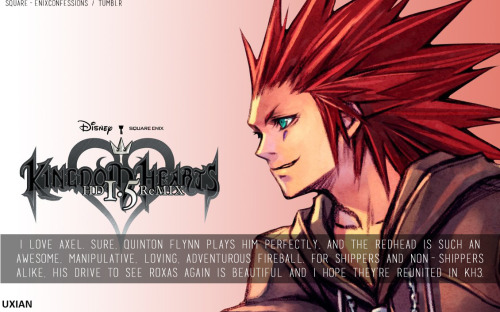 I love Axel. Sure, Quinton Flynn plays him perfectly, and the redhead is such an awesome, manipulati
