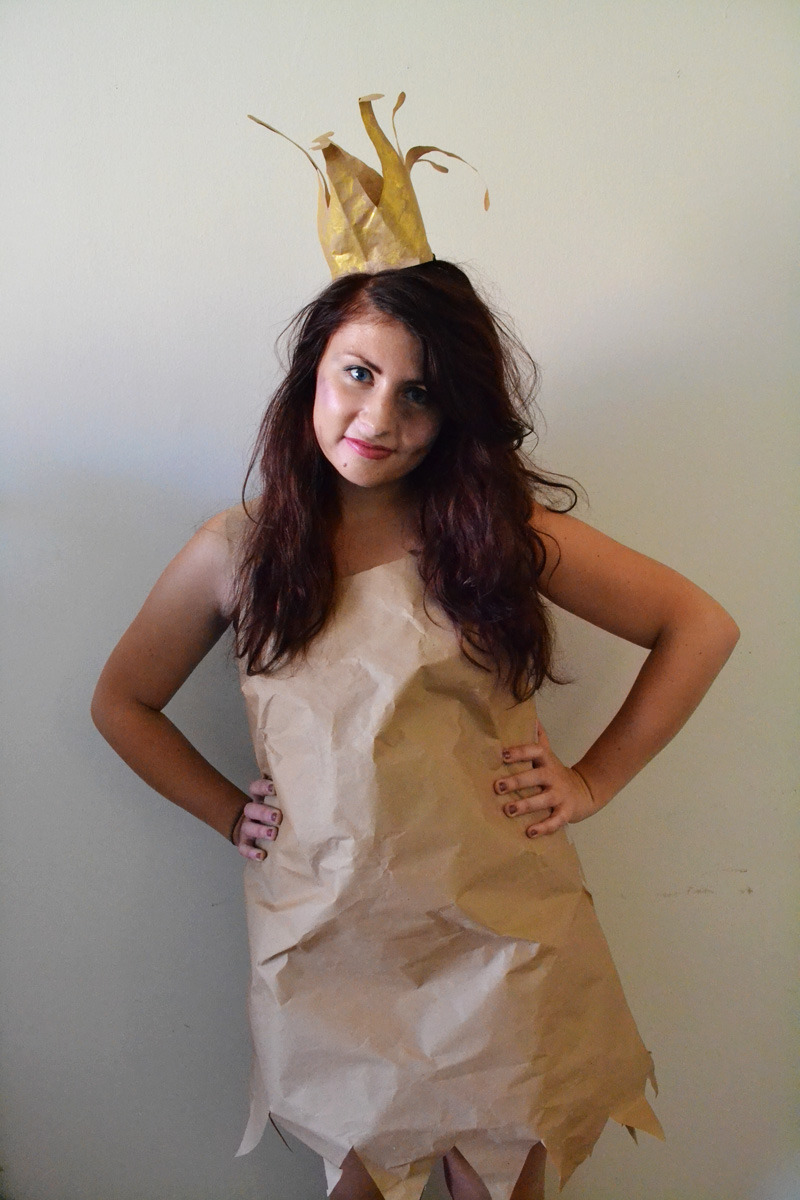 Paper Bag Princess Costume Whimsey Darling The Scissors Thread
