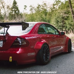 stancenation:  Sarto Racing CLK Benz. More on www.stancenation.com! | Photo By: @_super_him #stancenation