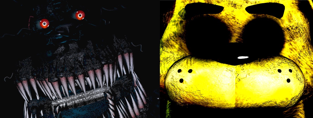 fredbear jumpscare frame : r/fivenightsatfreddys