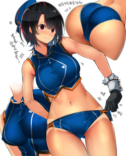 takao (kantai collection) drawn by cafe au