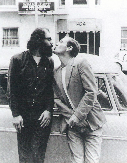pattismithandrobertmapplethorpe:  Allen Ginsberg and Neal Cassady