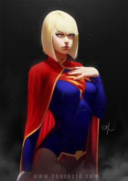 comicbookwomen:            SuperGirl by SourAcid  