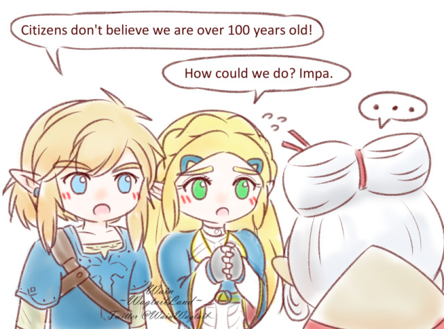 [Zelink & Impa]
Second life #Zelda#Link#BotW#LoZ #Breath of the Wild  #The Legend of Zelda #Impa#Purah#ブレワイ#fanart