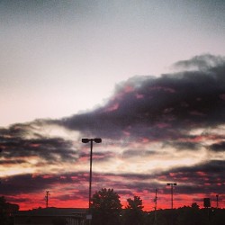 Fire In The Sky. #Cuethedeeppurple #Sky #Skyporn #Clouds #Cloudporn #Beautiful #Sunrise