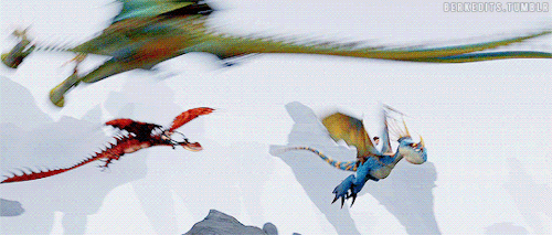 berkedits:“Look at us, we’re on a dragon! We’re on dragons, all of us!”