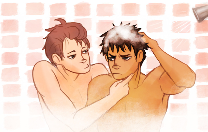 sunsteez:  i think we can safely assume that oikawa sings in the shower, but i’d