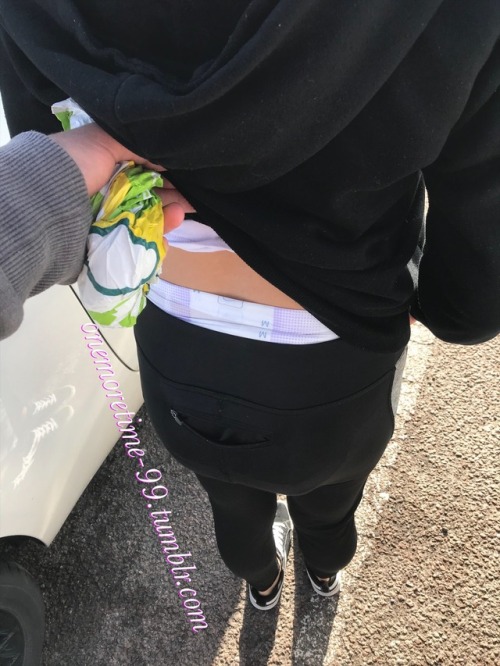 onemoretime-99: Running errands this morning in my wet diaper that daddy said i had to leave on - &n