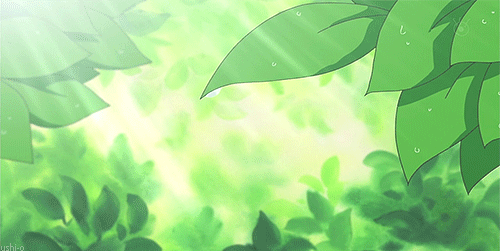 Green Aesthetic Anime Meadow Sparkle GIF  GIFDBcom