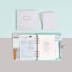 mujistudies:  Kikki.K Textured Leather Wellness Planner     nice