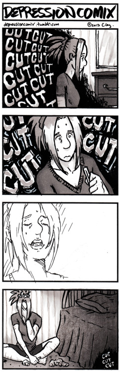 depressioncomix:  depression comix #119  it never stops