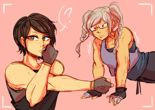 ministarfruit - strong girls for @advanceddefensestudio! ᕙ( * •̀...