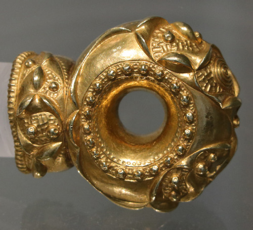 1st century BCE East Anglian Neck Torc, National Museum of Scotland, Edinburgh, 17.6.18.This decorat