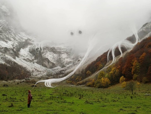 lustik:Illustrations - Vorja Sánchez. Spirits of the Clouded Valley.