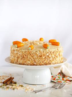 foodopia:  Double Chai Carrot Cake with Toasted