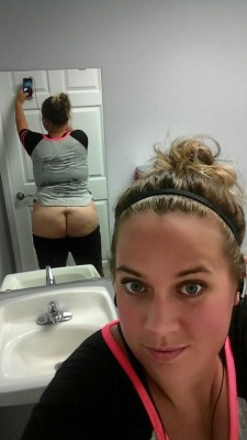 jenniferblack4bbc:  Various Public Restroom seflies from over the last year… 