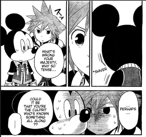 thekingmickey: theavionicsoldier:   doodlesofall: someone who hasn’t played kingdom hearts explain this @thekingmickey   That’s it.  That’s my blog summed up in one pic.  XD 