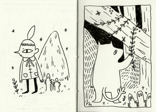 mollfairhurst:lil late night moomin doodles from the other day I quite like the second image, maybe 