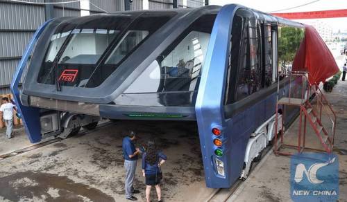 XXX the-future-now:  China’s new elevated bus photo