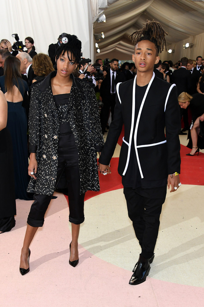 blackfashion:  Willow and Jaden Smith at the “Manus x Machina: Fashion In An Age