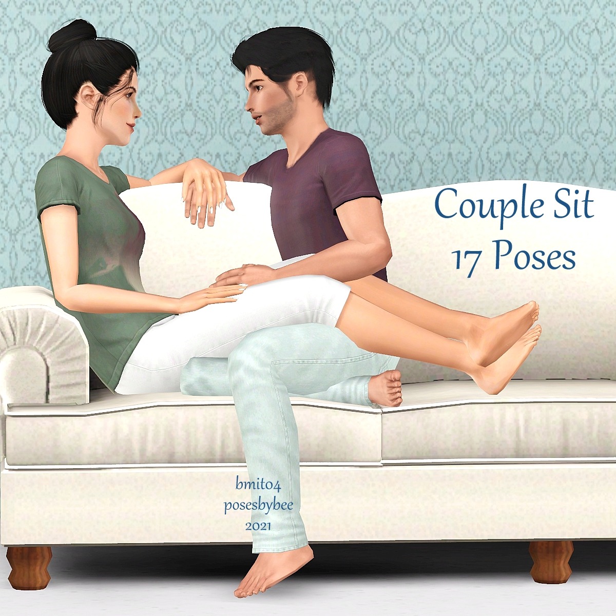 Engagement Interview Posepack - The Sims 4 Download - SimsFinds.com