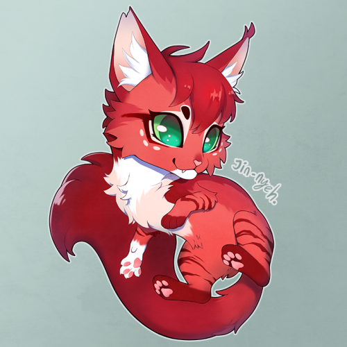 Finally finished the Squirrelflight keychain art! Can’t wait to turn her into an actual physical acr