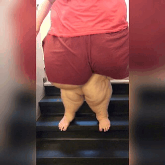 drfeedwell:  ssbbwvanillahippo:  A small preview of tonight’s update. Those shorts really aren’t working at covering her very well. She is very hard to control when I am in motion!  Magnificent!! I am awed!! 😍