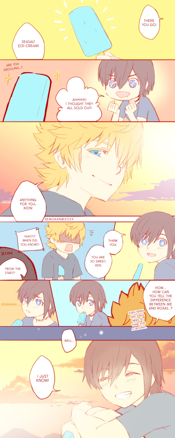 semokan:One day Axel was making fun of Ven and Roxas and this made Roxas feel sooooooooo