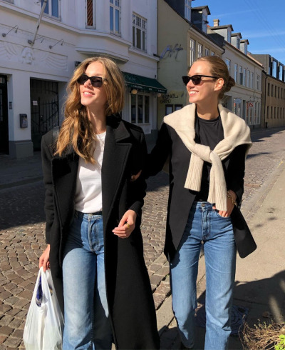 Amalie and Cecilie Moosgaard Nielsen Spring Style - Tumbex