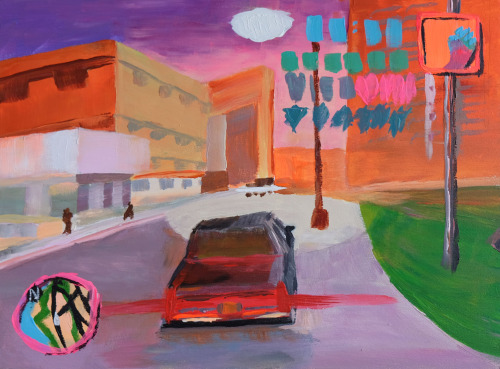 jrpg:GTA Vice City paintings by Nick Benfey