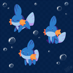 gaalaxy-stars:Can never have enough mudkips~