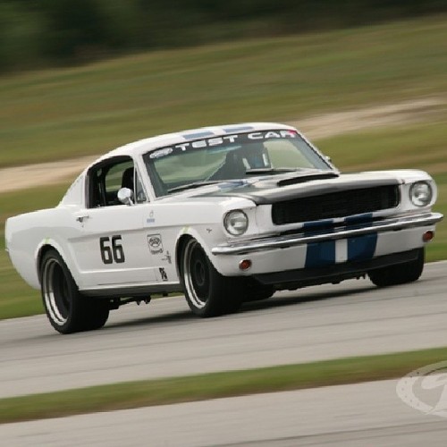 detroitspeed:  1966 Fastback Mustang.This is the official “Test Car” for Detroit Speed’s line of Mustang products for the 1964.5-1970 Mustangs. It is equipped with the DSE Aluma-Frame front suspension, subframe connectors, deep tubs as well as the