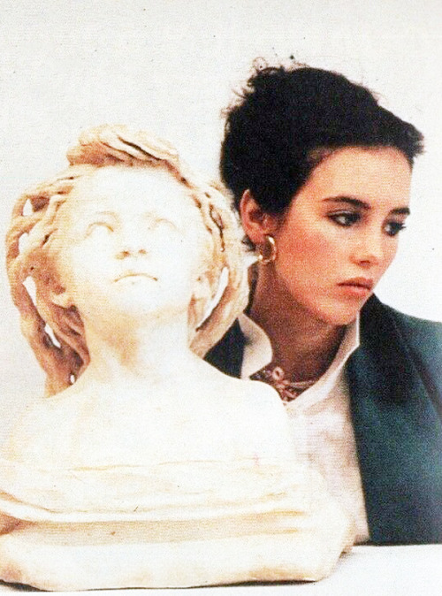 Isabelle Adjani photographed by Marianne Rosenstiehl, 1987.