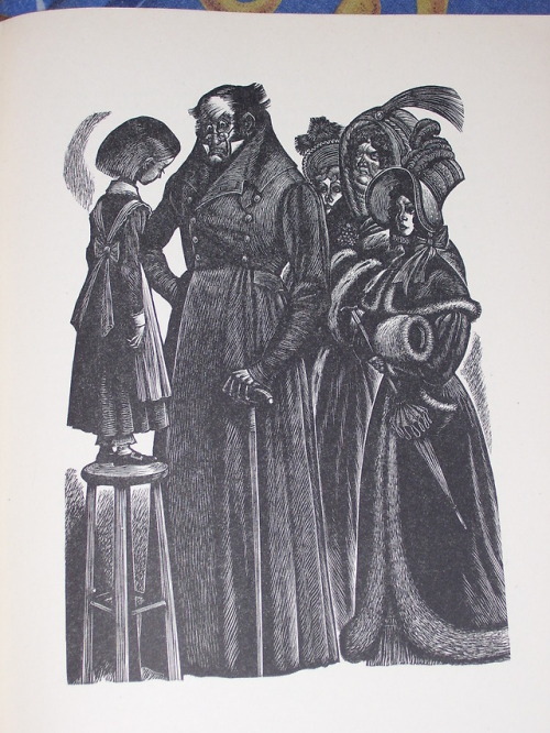 Jane Eyre woodcut illustrations by Fritz Eichenberg, part 1