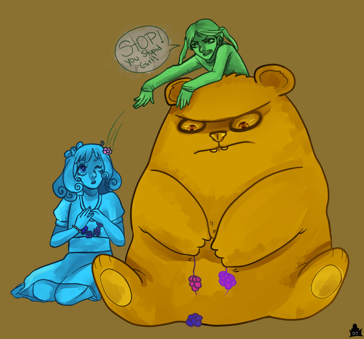 roavaswardrobe:  shortsista:  Making Fiends :-D  can I worship you