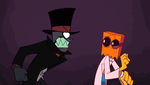 nightfurmoon: I wanted to share some gifs I made of the Q&amp;A Villainous video because why not