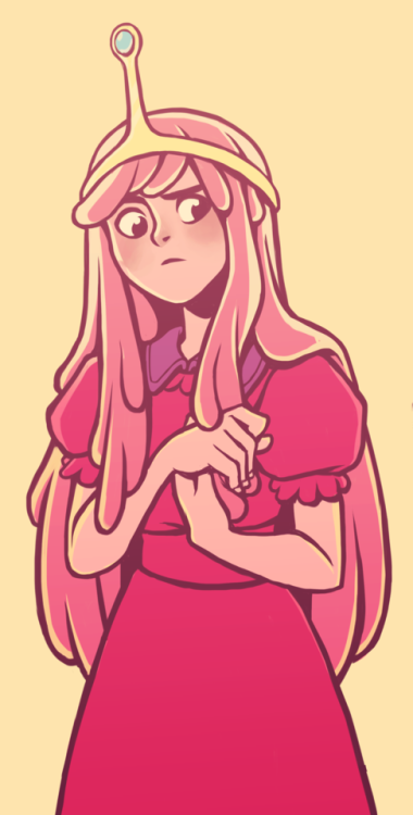 artofemilyo: I’ve always wanted to draw Princess Bubblegum’s chunky hair. :)