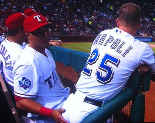 jarheadjay: homoeroticusrex:  Baseball butts  Some of the hottest ass grab I’ve seen in a whil